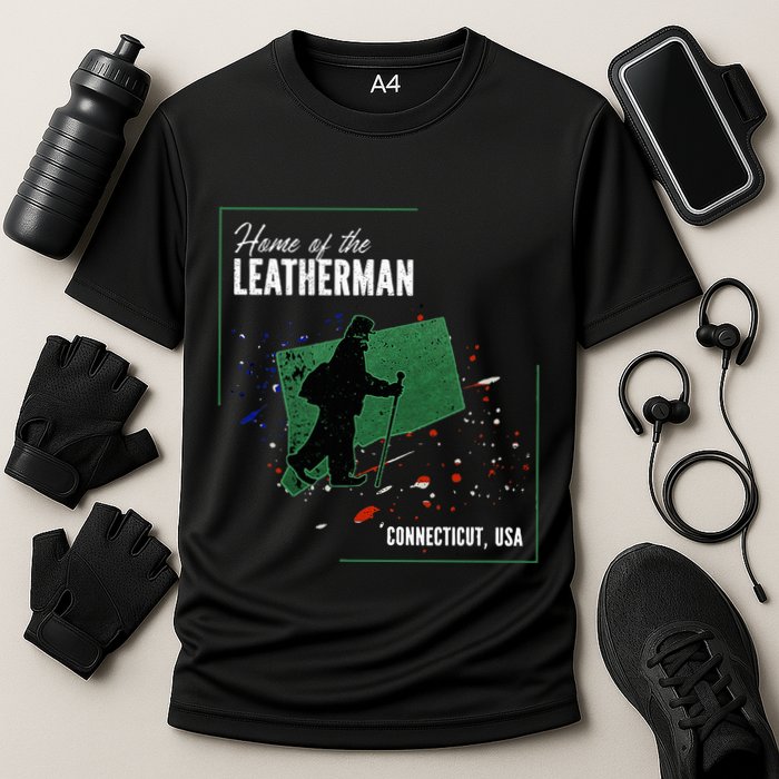 Supernatural Connecticut Cryptid Home Of The Leatherman Cooling Performance Crew T-Shirt