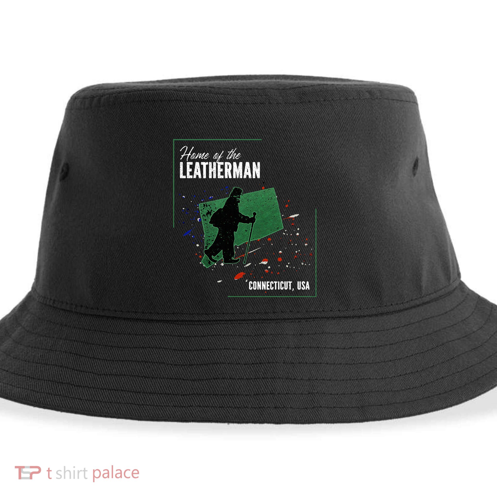 Supernatural Connecticut Cryptid Home Of The Leatherman Sustainable Bucket Hat