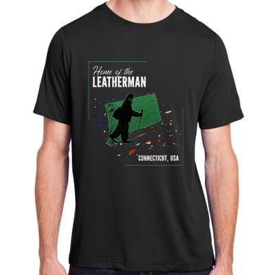 Supernatural Connecticut Cryptid Home Of The Leatherman Adult ChromaSoft Performance T-Shirt