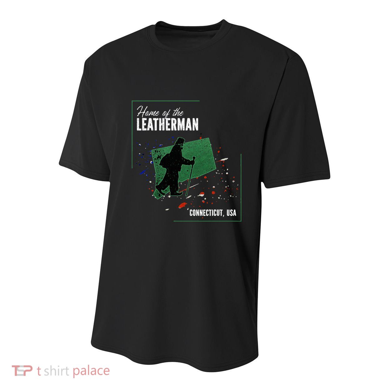 Supernatural Connecticut Cryptid Home Of The Leatherman Youth Performance Sprint T-Shirt