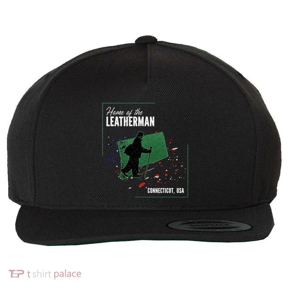 Supernatural Connecticut Cryptid Home Of The Leatherman Wool Snapback Cap