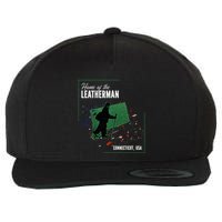 Supernatural Connecticut Cryptid Home Of The Leatherman Wool Snapback Cap