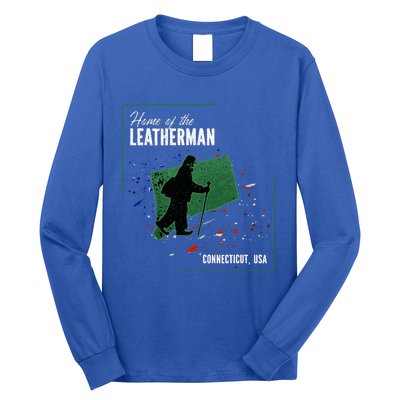 Supernatural Connecticut Cryptid Home Of The Leatherman Long Sleeve Shirt