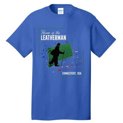 Supernatural Connecticut Cryptid Home Of The Leatherman Tall T-Shirt