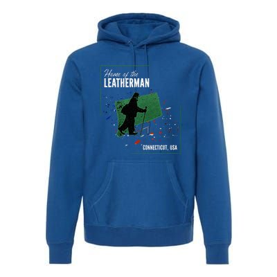 Supernatural Connecticut Cryptid Home Of The Leatherman Premium Hoodie