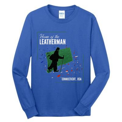 Supernatural Connecticut Cryptid Home Of The Leatherman Tall Long Sleeve T-Shirt