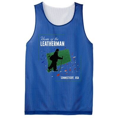 Supernatural Connecticut Cryptid Home Of The Leatherman Mesh Reversible Basketball Jersey Tank