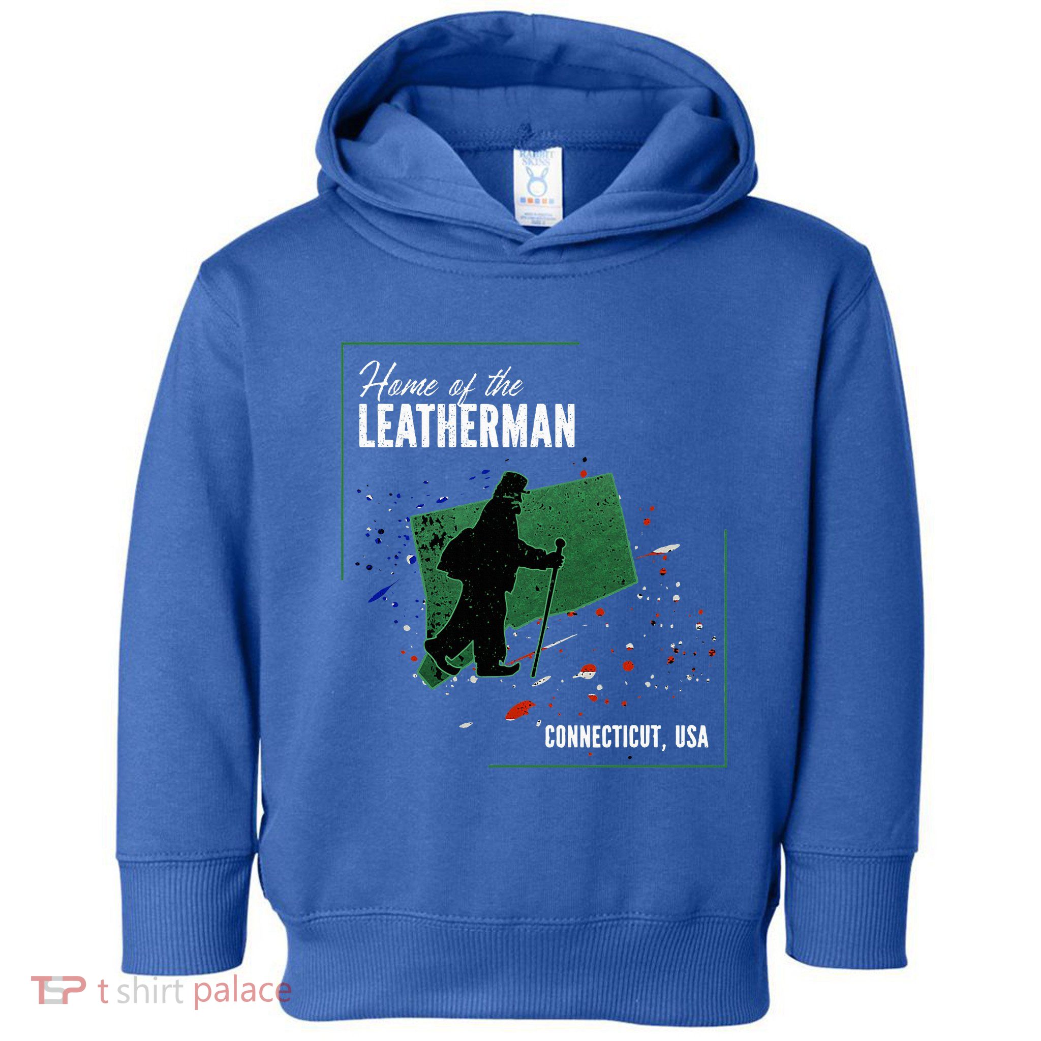 Supernatural Connecticut Cryptid Home Of The Leatherman Toddler Hoodie