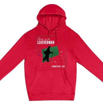 Supernatural Connecticut Cryptid Home Of The Leatherman Premium Pullover Hoodie