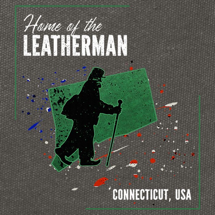 Supernatural Connecticut Cryptid Home Of The Leatherman Cotton Canvas Backpack