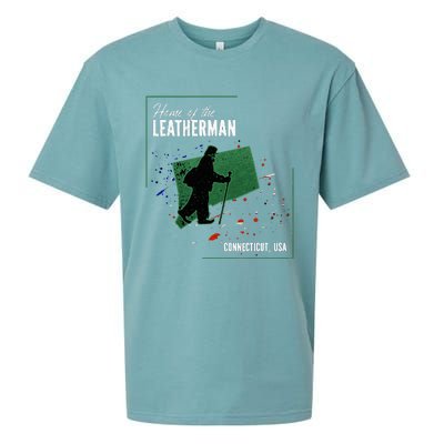 Supernatural Connecticut Cryptid Home Of The Leatherman Sueded Cloud Jersey T-Shirt