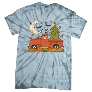 Santa Claus Christmas Holiday Truck Tie-Dye T-Shirt