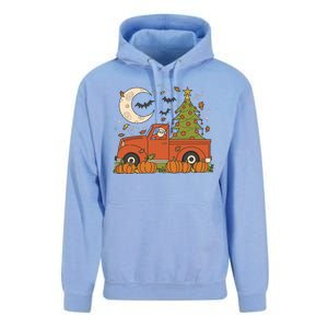 Santa Claus Christmas Holiday Truck Unisex Surf Hoodie