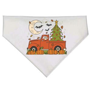 Santa Claus Christmas Holiday Truck USA-Made Doggie Bandana