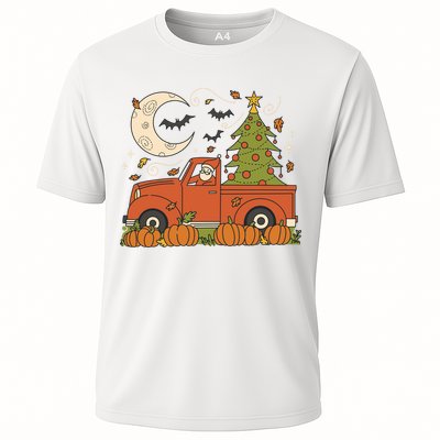 Santa Claus Christmas Holiday Truck Performance Shirt