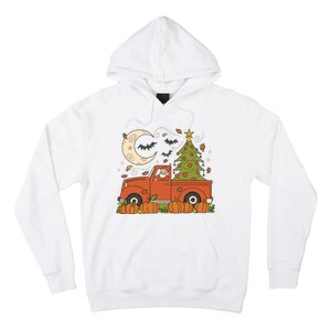 Santa Claus Christmas Holiday Truck Hoodie