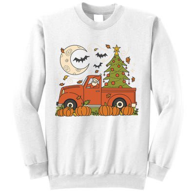 Santa Claus Christmas Holiday Truck Sweatshirt