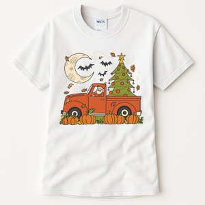 Santa Claus Christmas Holiday Truck Tall T-Shirt