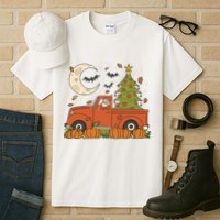 Santa Claus Christmas Holiday Truck Tall T-Shirt