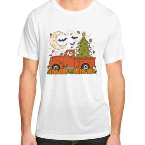 Santa Claus Christmas Holiday Truck Adult ChromaSoft Performance T-Shirt