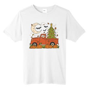 Santa Claus Christmas Holiday Truck Tall Fusion ChromaSoft Performance T-Shirt