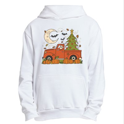 Santa Claus Christmas Holiday Truck Urban Pullover Hoodie