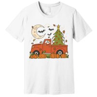 Santa Claus Christmas Holiday Truck Premium T-Shirt