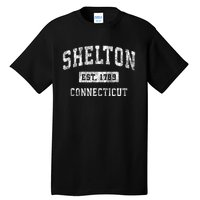 Shelton Connecticut Ct Vintage Established Sports Tall T-Shirt