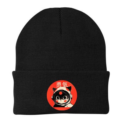 Space Cat Courage Japanese Retro Kawaii Cute Astronaut Cat Beanie