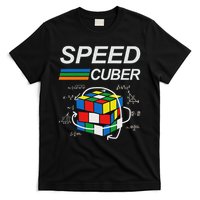 Speed Cuber Competitive Puzzle Funny Speedcubing Players T-Shirt