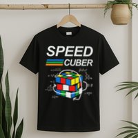 Speed Cuber Competitive Puzzle Funny Speedcubing Players T-Shirt