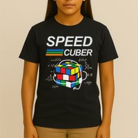 Speed Cuber Competitive Puzzle Funny Speedcubing Players T-Shirt