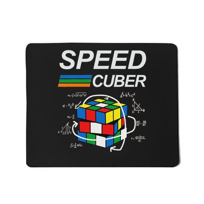 Speed Cuber Competitive Puzzle Funny Speedcubing Players Mousepad