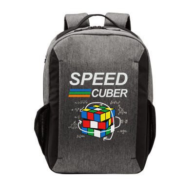 Speed Cuber Competitive Puzzle Funny Speedcubing Players Vector Backpack