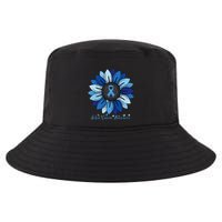 Sunflower Colon Cancer Awareness Month Cool Comfort Performance Bucket Hat