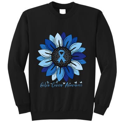 Sunflower Colon Cancer Awareness Month Sweatshirt