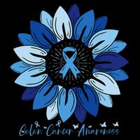 Sunflower Colon Cancer Awareness Month Poster