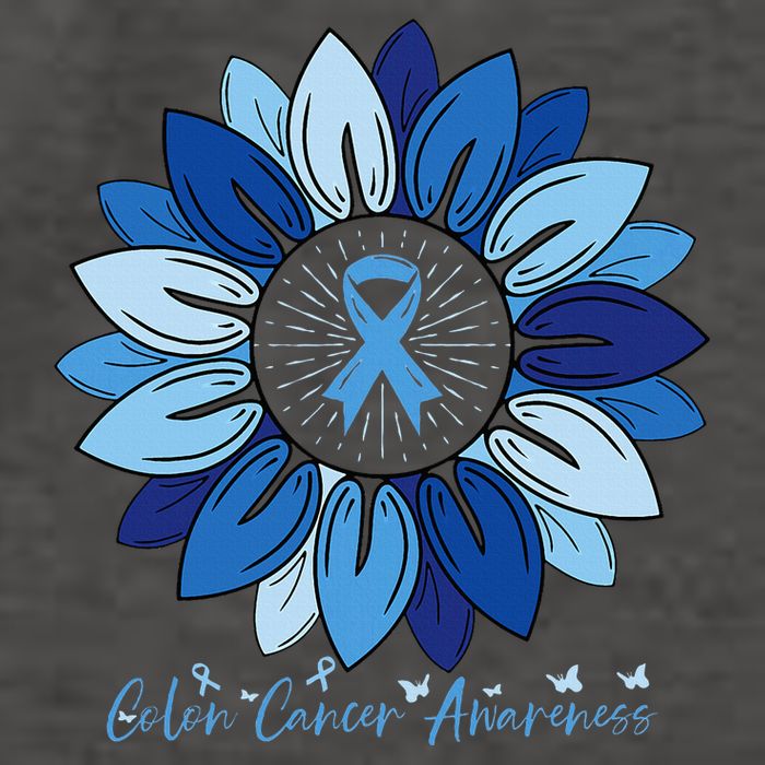 Sunflower Colon Cancer Awareness Month Vector Backpack