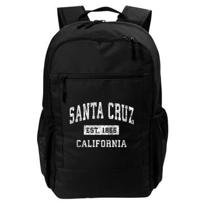 Santa Cruz California Ca Vintage Established Sports Design Backpack