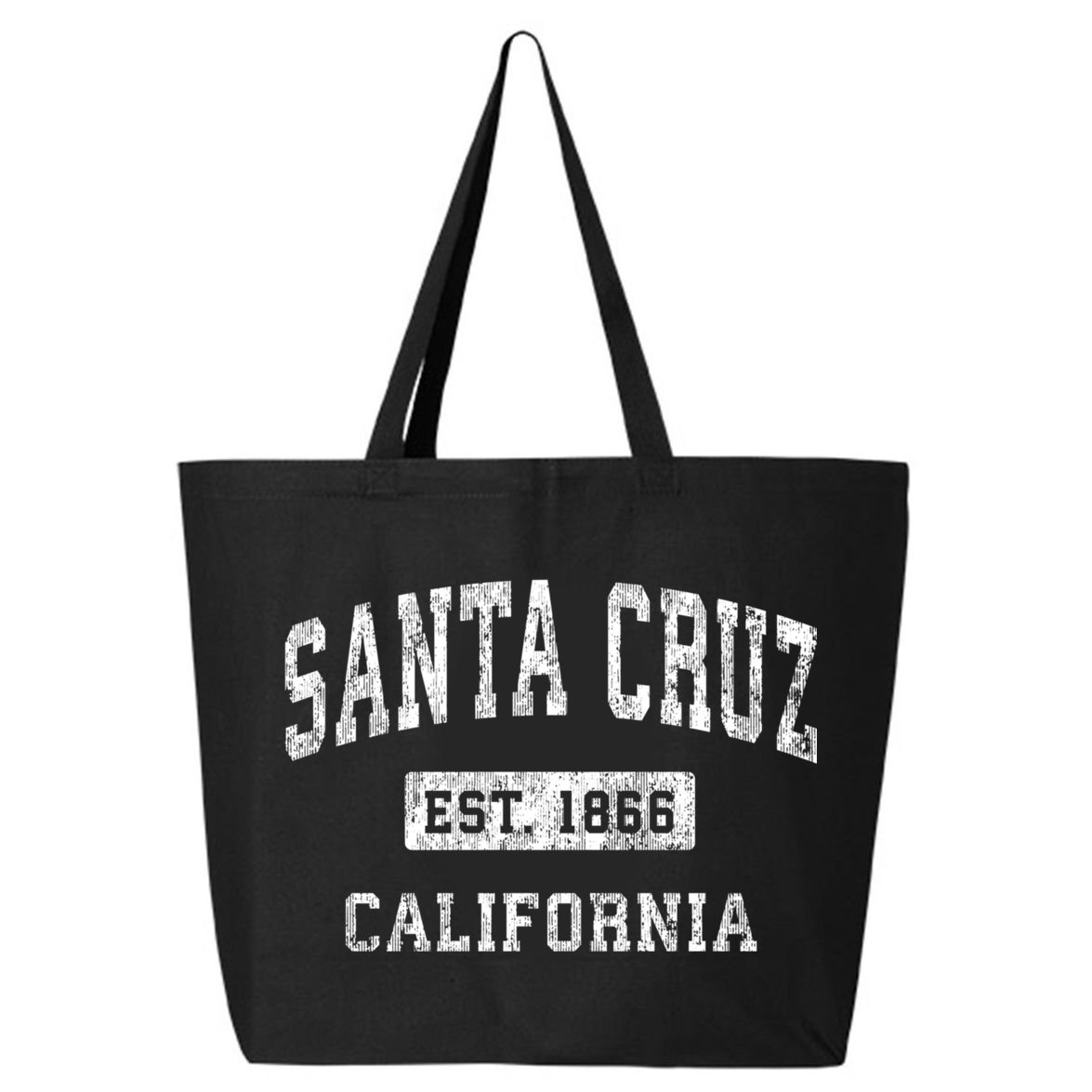 Santa Cruz California Ca Vintage Established Sports Design 25L Jumbo Tote