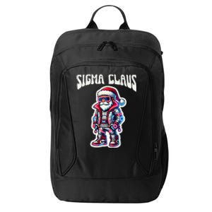 Sigma Claus Cool Santa Funny Christmas Rizz Rizzler Meme City Backpack