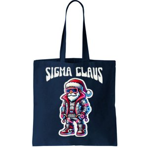 Sigma Claus Cool Santa Funny Christmas Rizz Rizzler Meme Tote Bag