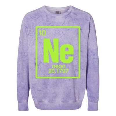 Science Chemistry Chemical Elements Ne Neon Colorblast Crewneck Sweatshirt