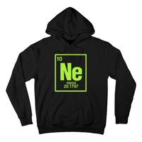 Science Chemistry Chemical Elements Ne Neon Hoodie