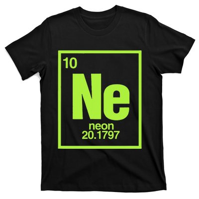 Science Chemistry Chemical Elements Ne Neon T-Shirt