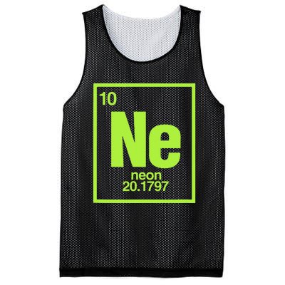 Science Chemistry Chemical Elements Ne Neon Mesh Reversible Basketball Jersey Tank