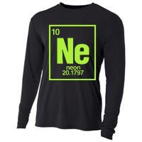 Science Chemistry Chemical Elements Ne Neon Cooling Performance Long Sleeve Crew