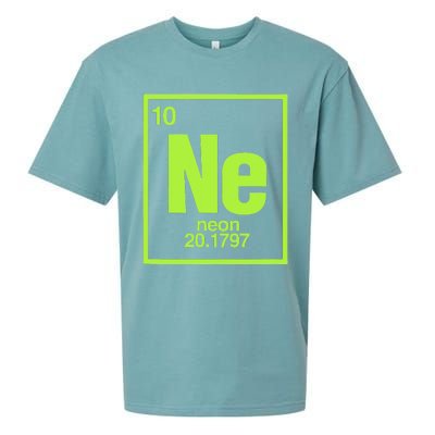 Science Chemistry Chemical Elements Ne Neon Sueded Cloud Jersey T-Shirt