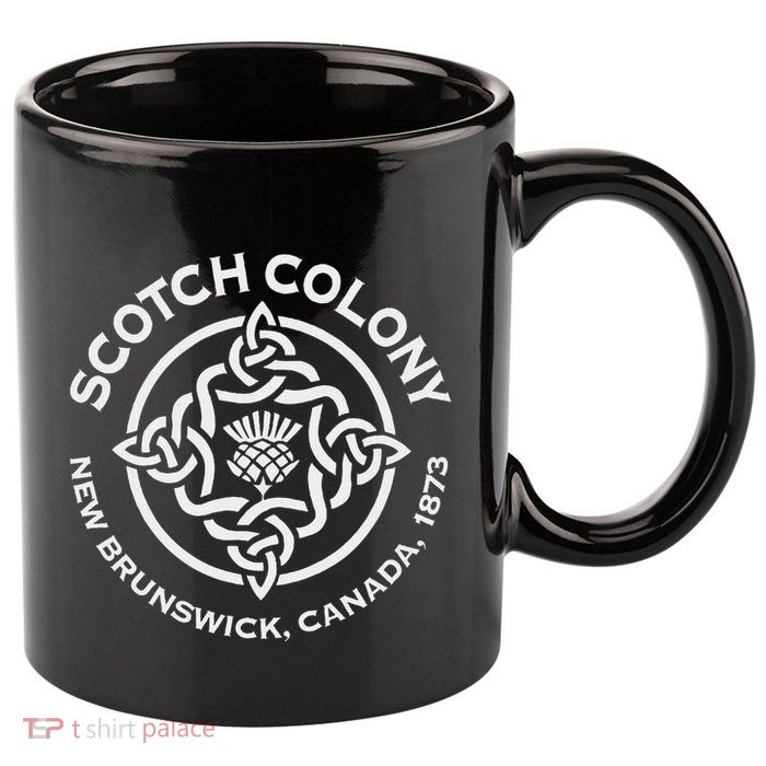 Scotch Colony Celtic Knot 11oz C Handle Ceramic Mug