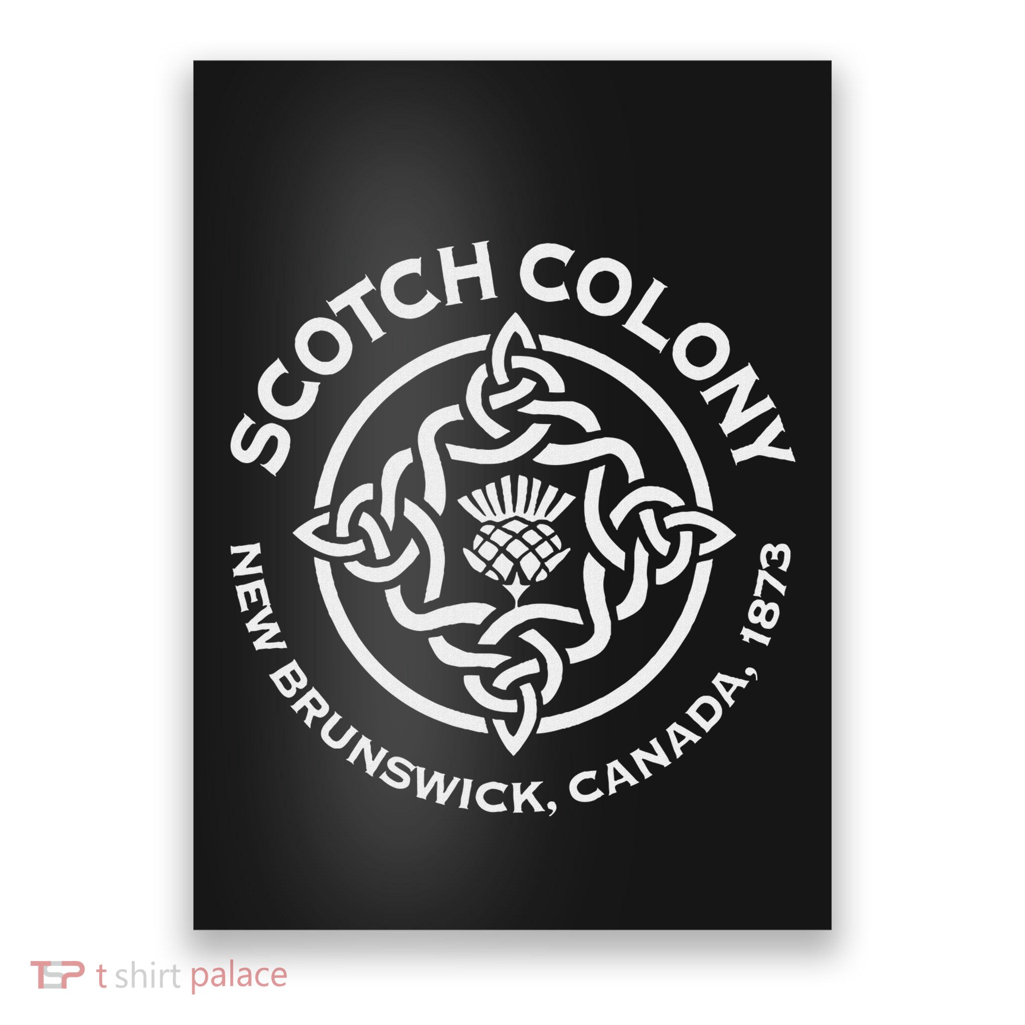 Scotch Colony Celtic Knot Poster